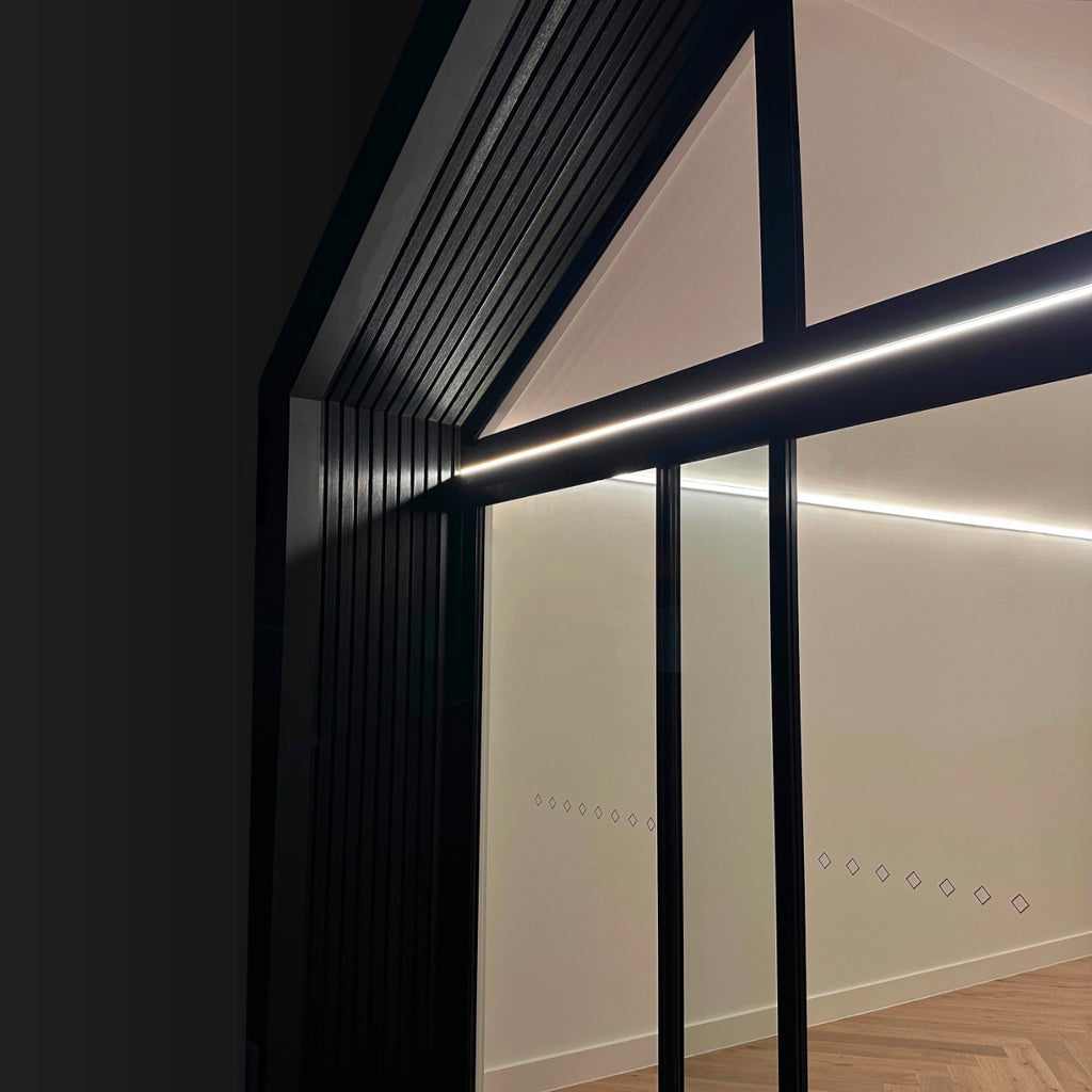 Modern farmhouse canopy clad