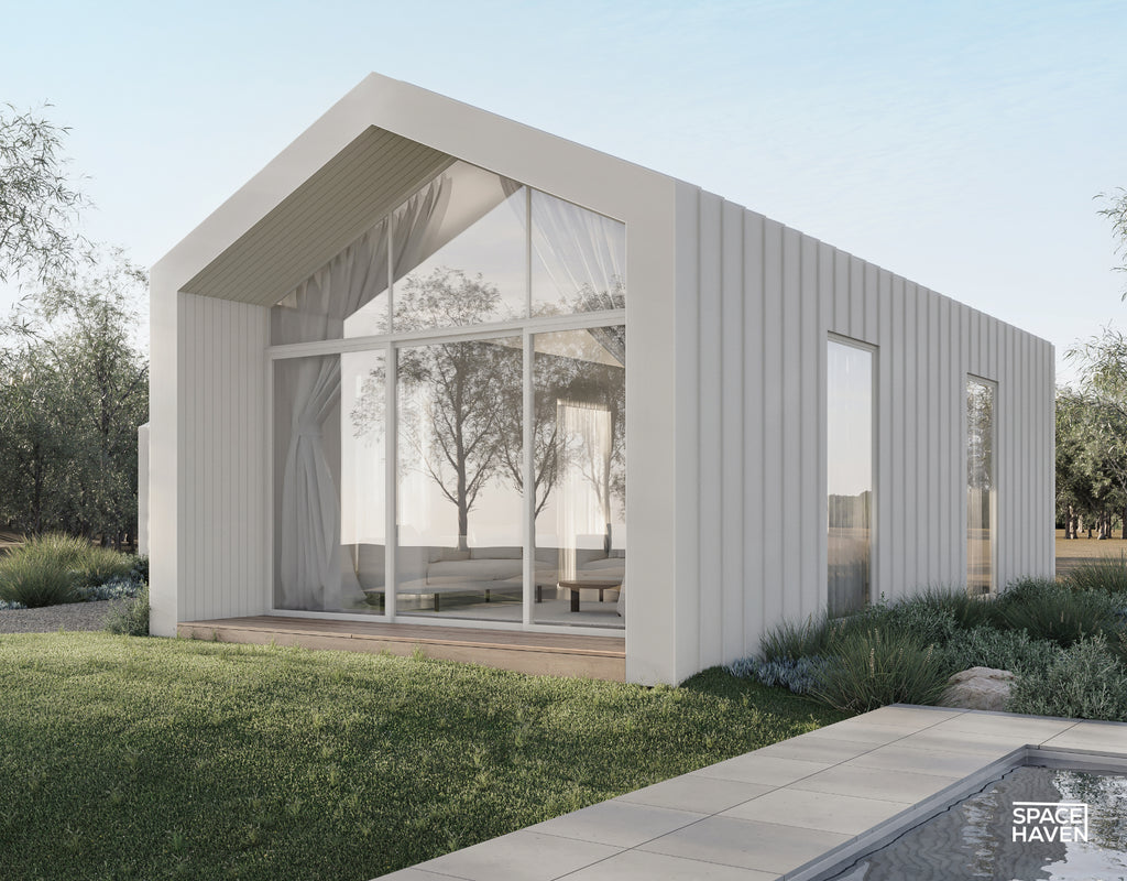 Steel Frame Luxury Prefab Modern Barn Farmhouse Design Sustainable Living Australia Made Holiday Retreat